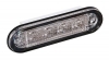Premium, luce a 4 led, montaggio ad incasso, 12/24V - Verde - Non omologato per