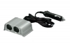Silver, presa accendisigari doppia con prolunga, 12V  Fusibile incorporato. Cavo