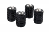 Sport-Cap, Brilliant Series - Nero Set 4 tappi coprivalvola universali per auto