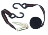 Nastro tensore con cricchetto - 450+50 cm Con cricchetto in acciaio e 2 ganci ad