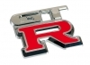Emblema 3D cromato bicolore - GTR Base adesiva speciale ed impermeabile, idoneo