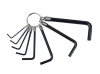Set 8 pz chiavi esagonali maschio - 1,5 - 2 - 2,5 - 3 - 4 - 5 - 6 - 8 mm - 80006
