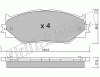 KIT PASTIGLIE FRENO FRI-TECH 776.0 Lexus IS (05>)