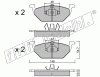 KIT PASTIGLIE FRENO FRI-TECH 220.1 Vw Golf Iv(00>)-A3 1,6(98>99)(Ate)
