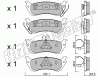 KIT PASTIGLIE FRENO FRI-TECH 586.1 (P) Mercedes ML tt (99>02 )