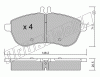 KIT PASTIGLIE FRENO FRI-TECH 681.0 Mercedes Classe C 220 CDi (07>)