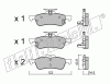 KIT PASTIGLIE FRENO FRI-TECH 572.1 (P) Toyota Yaris (France) (06>)