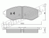 KIT PASTIGLIE FRENO FRI-TECH 524.0 Daewoo Kalos Tt (02>)