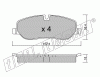 KIT PASTIGLIE FRENO FRI-TECH 709.0 Land Rover Discovery (04>)
