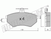 KIT PASTIGLIE FRENO FRI-TECH 052.2 Vw Golf 1,9 Tdi (93>)(Solido)(Gir)