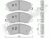 KIT PASTIGLIE FRENO FRI-TECH 522.0 Hyundai Terracan Tt (01>)