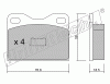 KIT PASTIGLIE FRENO FRI-TECH 017.2 Audi 80 - 100 (76>82)(Ate)