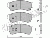 KIT PASTIGLIE FRENO FRI-TECH 886.0 Mazda 6 Sw 2,0-2,2 CD 16v (09>)