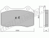 KIT PASTIGLIE FRENO FRI-TECH 260.2 Ford Focus 2,0(02>)-Ibiza(00>02)