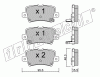 KIT PASTIGLIE FRENO FRI-TECH 745.0 (P) Honda Civic (06>)