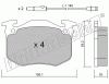 KIT PASTIGLIE FRENO FRI-TECH 092.0 Peugeot 505 (82>)(Bdx)