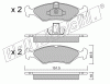 KIT PASTIGLIE FRENO FRI-TECH 095.0 Ford Fiesta (95>)-Ka (Vent)(Ate)