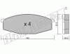 KIT PASTIGLIE FRENO FRI-TECH 112.0 Nissan Patrol (79>)(Sum)