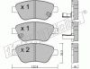 KIT PASTIGLIE FRENO FRI-TECH 330.4 Opel Adam (13>)