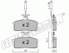 KIT PASTIGLIE FRENO FRI-TECH 028.3 Seat Ibiza 1,9 (84>93)(Gir)