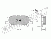 KIT PASTIGLIE FRENO FRI-TECH 635.0 (P) Lexus 300 3.0i V6