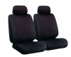 Glamur, coppia coprisedili anteriori in jacquard, universali - Nero - - 80006925