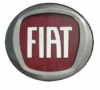 VETRINO CON BIADESIVO LOGO FIAT  mm68 CROMA 08\'