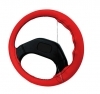 Coprivolante in kit, vera pelle - L -    37/39 cm - Rosso Coprivolante in vera p