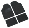 Supra, serie tappeti 4 pezzi - B - Antracite In moquette con battitacco. 100% po