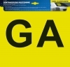 65360 Contrassegno GA (Guida Accompagnata) - Posteriore  In pvc statico