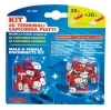Kit 40 terminali-capicorda piatti - Rosso Misura 6,3x0,8 mm. Composto da:20 capi